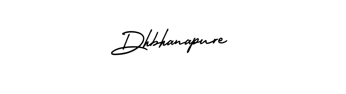 It looks lik you need a new signature style for name Dhbhanapure. Design unique handwritten (AmerikaSignatureDemo-Regular) signature with our free signature maker in just a few clicks. Dhbhanapure signature style 3 images and pictures png