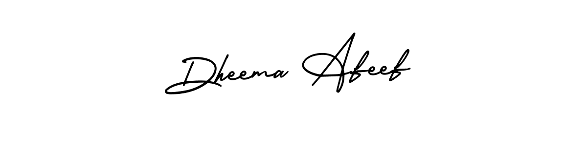 Similarly AmerikaSignatureDemo-Regular is the best handwritten signature design. Signature creator online .You can use it as an online autograph creator for name Dheema Afeef. Dheema Afeef signature style 3 images and pictures png