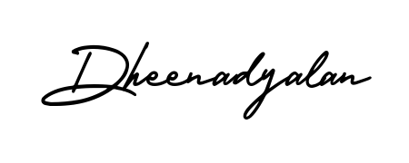 Turn your name Dheenadyalan into a signature brand with AmerikaSignatureDemo-Regular styling. Download in standard PNG or transparent format anytime. Dheenadyalan signature style 3 images and pictures png