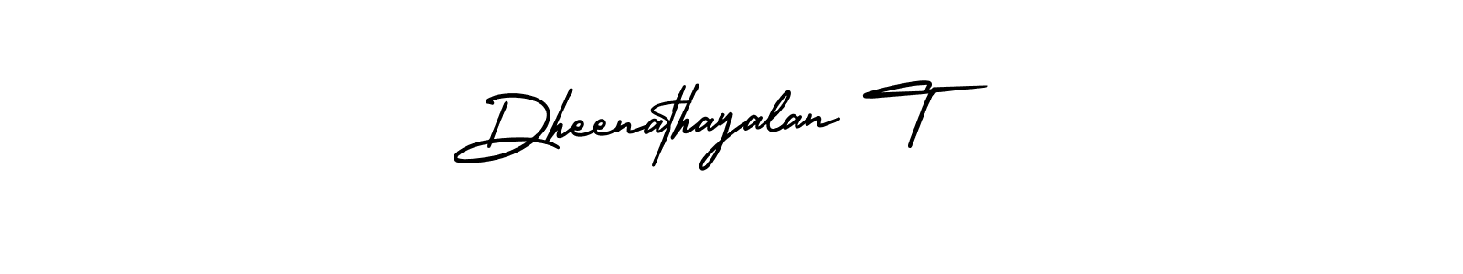 Make a short Dheenathayalan T signature style. Manage your documents anywhere anytime using AmerikaSignatureDemo-Regular. Create and add eSignatures, submit forms, share and send files easily. Dheenathayalan T signature style 3 images and pictures png