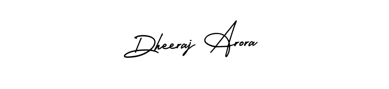 Design your own signature with our free online signature maker. With this signature software, you can create a handwritten (AmerikaSignatureDemo-Regular) signature for name Dheeraj Arora. Dheeraj Arora signature style 3 images and pictures png