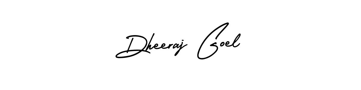Dheeraj Goel stylish signature style. Best Handwritten Sign (AmerikaSignatureDemo-Regular) for my name. Handwritten Signature Collection Ideas for my name Dheeraj Goel. Dheeraj Goel signature style 3 images and pictures png