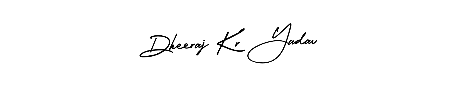 Also we have Dheeraj Kr Yadav name is the best signature style. Create professional handwritten signature collection using AmerikaSignatureDemo-Regular autograph style. Dheeraj Kr Yadav signature style 3 images and pictures png