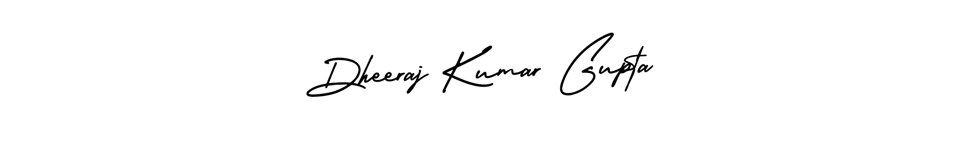 The best way (AmerikaSignatureDemo-Regular) to make a short signature is to pick only two or three words in your name. The name Dheeraj Kumar Gupta include a total of six letters. For converting this name. Dheeraj Kumar Gupta signature style 3 images and pictures png