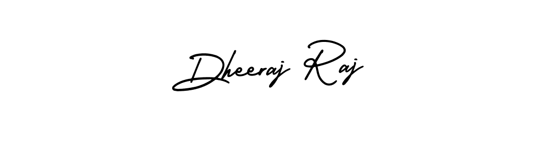 Dheeraj Raj stylish signature style. Best Handwritten Sign (AmerikaSignatureDemo-Regular) for my name. Handwritten Signature Collection Ideas for my name Dheeraj Raj. Dheeraj Raj signature style 3 images and pictures png