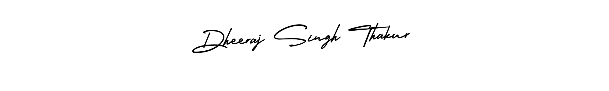 You should practise on your own different ways (AmerikaSignatureDemo-Regular) to write your name (Dheeraj Singh Thakur) in signature. don't let someone else do it for you. Dheeraj Singh Thakur signature style 3 images and pictures png