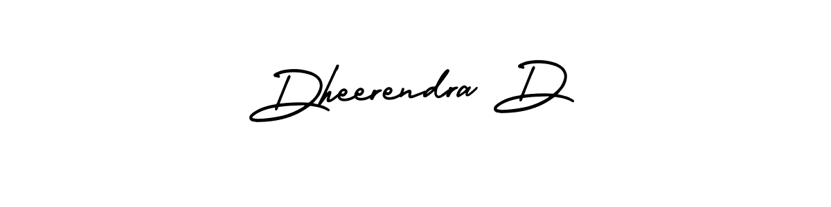 It looks lik you need a new signature style for name Dheerendra D. Design unique handwritten (AmerikaSignatureDemo-Regular) signature with our free signature maker in just a few clicks. Dheerendra D signature style 3 images and pictures png