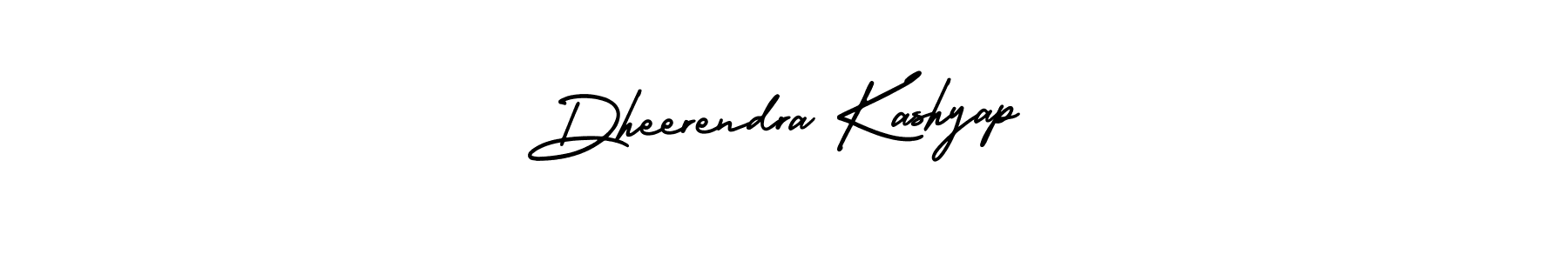 How to make Dheerendra Kashyap name signature. Use AmerikaSignatureDemo-Regular style for creating short signs online. This is the latest handwritten sign. Dheerendra Kashyap signature style 3 images and pictures png