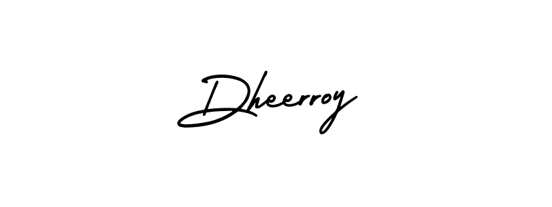 Make a short Dheerroy signature style. Manage your documents anywhere anytime using AmerikaSignatureDemo-Regular. Create and add eSignatures, submit forms, share and send files easily. Dheerroy signature style 3 images and pictures png