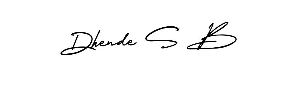 Make a short Dhende S B signature style. Manage your documents anywhere anytime using AmerikaSignatureDemo-Regular. Create and add eSignatures, submit forms, share and send files easily. Dhende S B signature style 3 images and pictures png