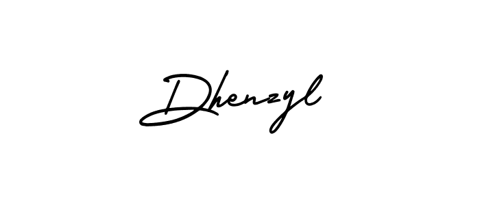 Design your own signature with our free online signature maker. With this signature software, you can create a handwritten (AmerikaSignatureDemo-Regular) signature for name Dhenzyl. Dhenzyl signature style 3 images and pictures png