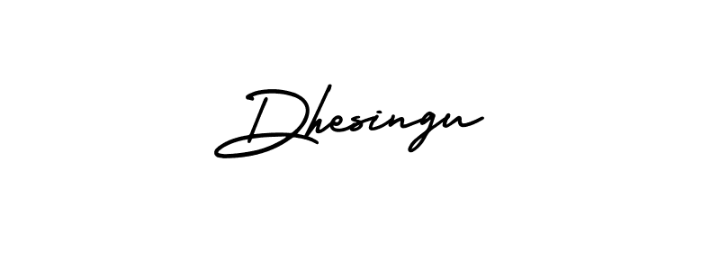 Dhesingu stylish signature style. Best Handwritten Sign (AmerikaSignatureDemo-Regular) for my name. Handwritten Signature Collection Ideas for my name Dhesingu. Dhesingu signature style 3 images and pictures png