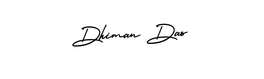 Dhiman Das stylish signature style. Best Handwritten Sign (AmerikaSignatureDemo-Regular) for my name. Handwritten Signature Collection Ideas for my name Dhiman Das. Dhiman Das signature style 3 images and pictures png