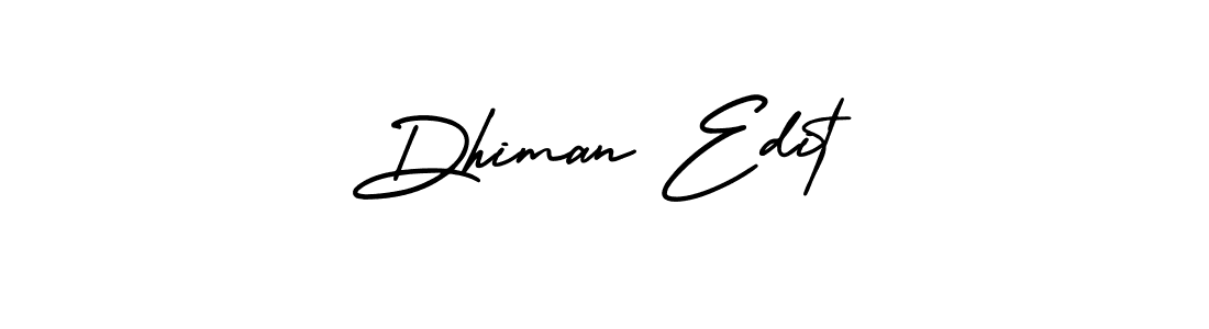 Make a beautiful signature design for name Dhiman Edit. Use this online signature maker to create a handwritten signature for free. Dhiman Edit signature style 3 images and pictures png