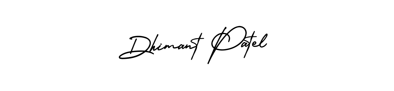 Best and Professional Signature Style for Dhimant Patel. AmerikaSignatureDemo-Regular Best Signature Style Collection. Dhimant Patel signature style 3 images and pictures png