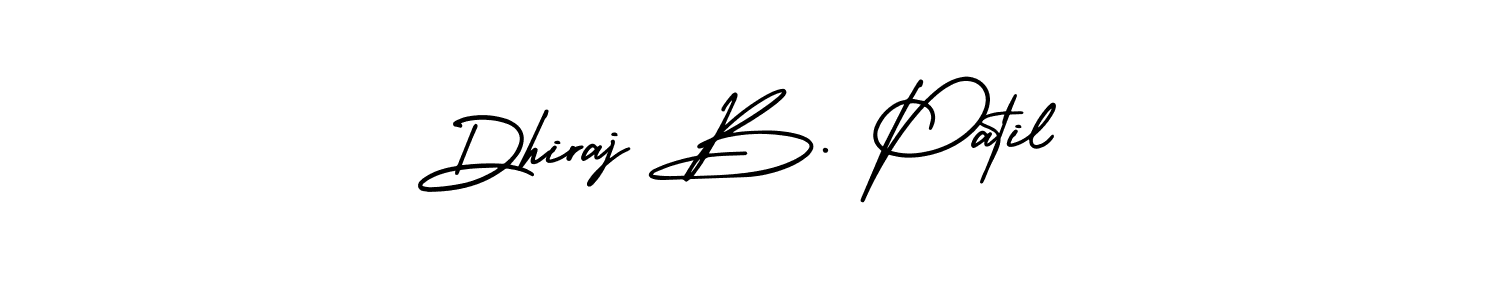 Check out images of Autograph of Dhiraj B. Patil name. Actor Dhiraj B. Patil Signature Style. AmerikaSignatureDemo-Regular is a professional sign style online. Dhiraj B. Patil signature style 3 images and pictures png