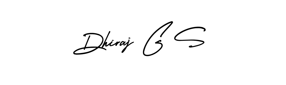 How to Draw Dhiraj G S signature style? AmerikaSignatureDemo-Regular is a latest design signature styles for name Dhiraj G S. Dhiraj G S signature style 3 images and pictures png