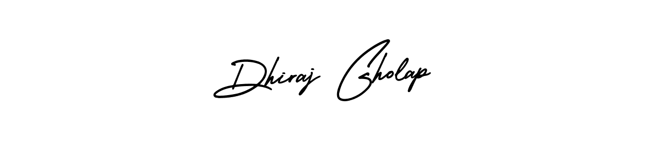 Best and Professional Signature Style for Dhiraj Gholap. AmerikaSignatureDemo-Regular Best Signature Style Collection. Dhiraj Gholap signature style 3 images and pictures png