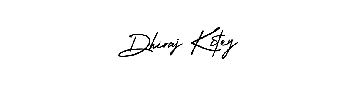 This is the best signature style for the Dhiraj Kitey name. Also you like these signature font (AmerikaSignatureDemo-Regular). Mix name signature. Dhiraj Kitey signature style 3 images and pictures png