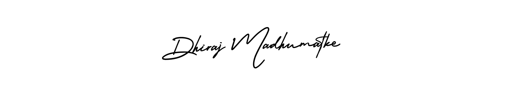 Similarly AmerikaSignatureDemo-Regular is the best handwritten signature design. Signature creator online .You can use it as an online autograph creator for name Dhiraj Madhumatke. Dhiraj Madhumatke signature style 3 images and pictures png