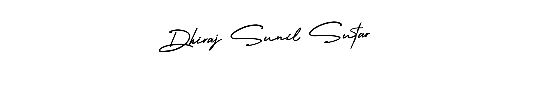 How to Draw Dhiraj Sunil Sutar signature style? AmerikaSignatureDemo-Regular is a latest design signature styles for name Dhiraj Sunil Sutar. Dhiraj Sunil Sutar signature style 3 images and pictures png