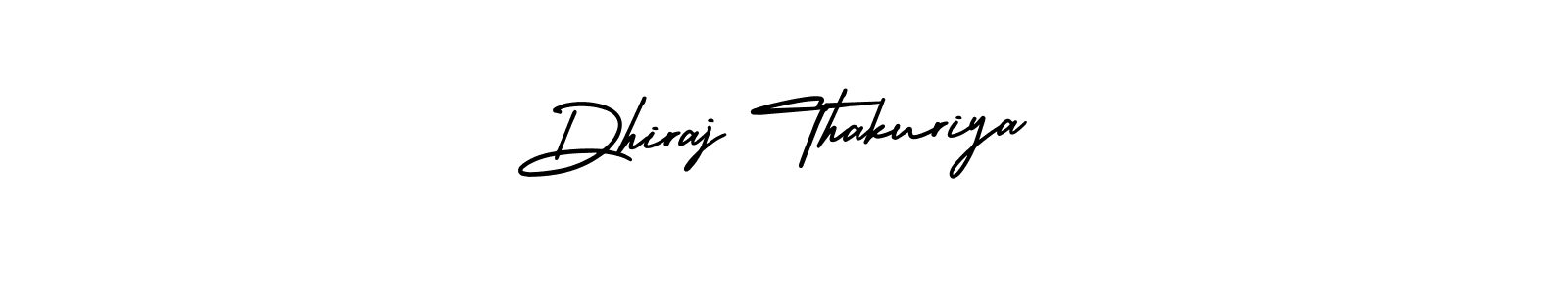 Create a beautiful signature design for name Dhiraj Thakuriya. With this signature (AmerikaSignatureDemo-Regular) fonts, you can make a handwritten signature for free. Dhiraj Thakuriya signature style 3 images and pictures png