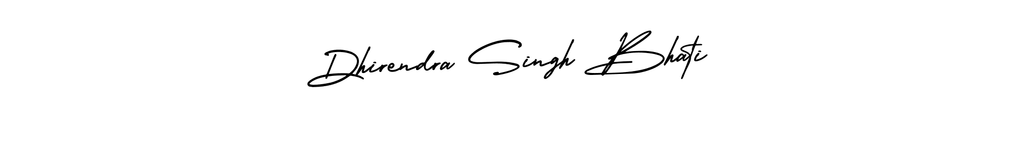 Create a beautiful signature design for name Dhirendra Singh Bhati. With this signature (AmerikaSignatureDemo-Regular) fonts, you can make a handwritten signature for free. Dhirendra Singh Bhati signature style 3 images and pictures png