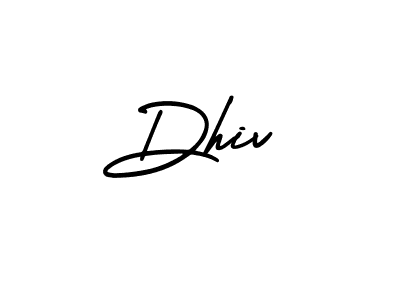 Create a beautiful signature design for name Dhiv. With this signature (AmerikaSignatureDemo-Regular) fonts, you can make a handwritten signature for free. Dhiv signature style 3 images and pictures png