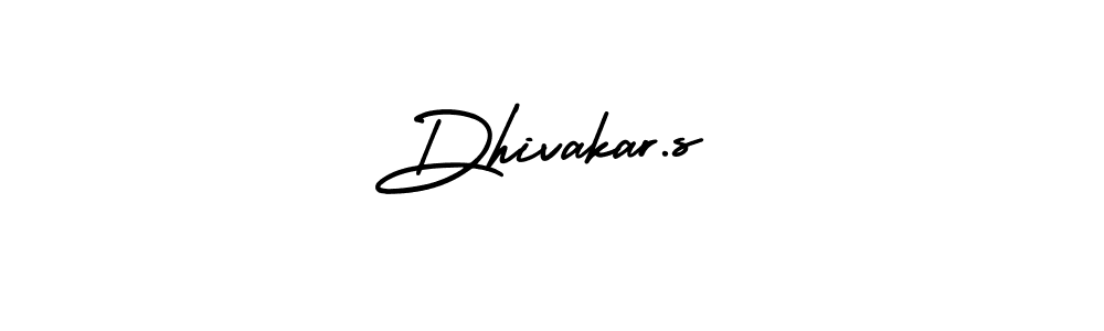 How to make Dhivakar.s signature? AmerikaSignatureDemo-Regular is a professional autograph style. Create handwritten signature for Dhivakar.s name. Dhivakar.s signature style 3 images and pictures png