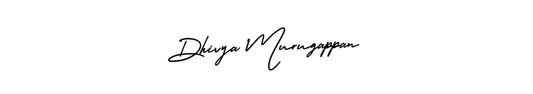 Make a short Dhivya Murugappan signature style. Manage your documents anywhere anytime using AmerikaSignatureDemo-Regular. Create and add eSignatures, submit forms, share and send files easily. Dhivya Murugappan signature style 3 images and pictures png