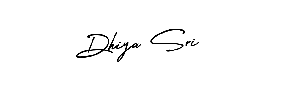 Dhiya Sri stylish signature style. Best Handwritten Sign (AmerikaSignatureDemo-Regular) for my name. Handwritten Signature Collection Ideas for my name Dhiya Sri. Dhiya Sri signature style 3 images and pictures png