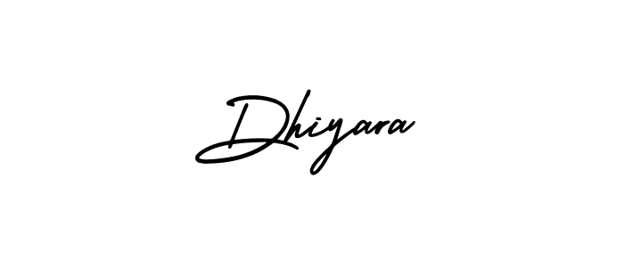 How to Draw Dhiyara signature style? AmerikaSignatureDemo-Regular is a latest design signature styles for name Dhiyara. Dhiyara signature style 3 images and pictures png