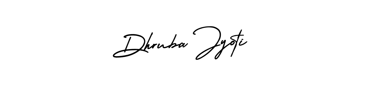 How to make Dhruba Jyoti name signature. Use AmerikaSignatureDemo-Regular style for creating short signs online. This is the latest handwritten sign. Dhruba Jyoti signature style 3 images and pictures png