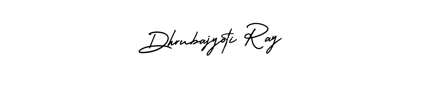 The best way (AmerikaSignatureDemo-Regular) to make a short signature is to pick only two or three words in your name. The name Dhrubajyoti Ray include a total of six letters. For converting this name. Dhrubajyoti Ray signature style 3 images and pictures png