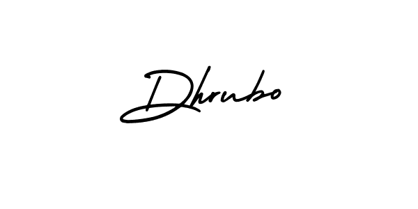 How to make Dhrubo signature? AmerikaSignatureDemo-Regular is a professional autograph style. Create handwritten signature for Dhrubo name. Dhrubo signature style 3 images and pictures png