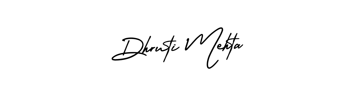 Make a short Dhruti Mehta signature style. Manage your documents anywhere anytime using AmerikaSignatureDemo-Regular. Create and add eSignatures, submit forms, share and send files easily. Dhruti Mehta signature style 3 images and pictures png