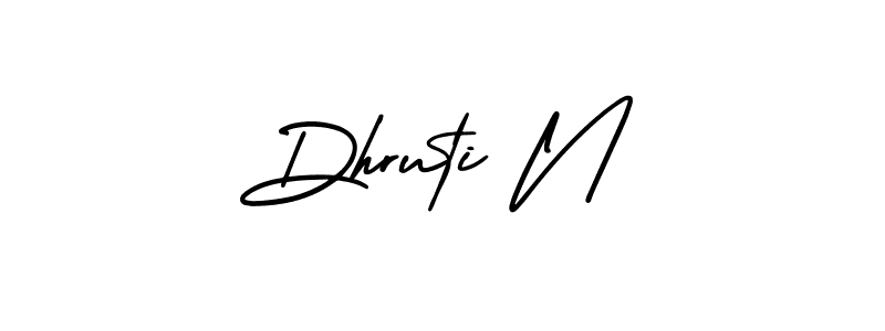 Similarly AmerikaSignatureDemo-Regular is the best handwritten signature design. Signature creator online .You can use it as an online autograph creator for name Dhruti N. Dhruti N signature style 3 images and pictures png