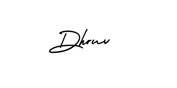 It looks lik you need a new signature style for name Dhruv . Design unique handwritten (AmerikaSignatureDemo-Regular) signature with our free signature maker in just a few clicks. Dhruv  signature style 3 images and pictures png