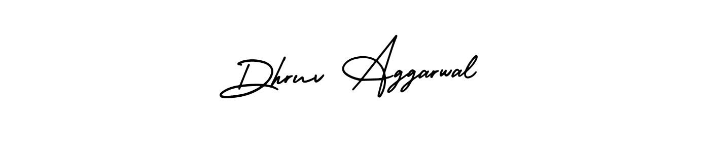 How to make Dhruv Aggarwal name signature. Use AmerikaSignatureDemo-Regular style for creating short signs online. This is the latest handwritten sign. Dhruv Aggarwal signature style 3 images and pictures png