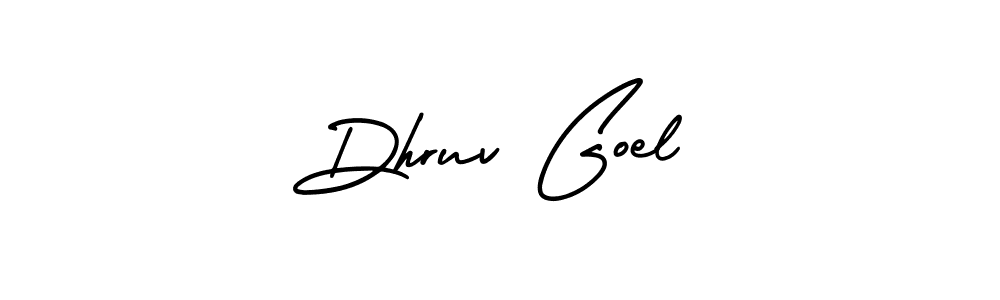 Dhruv Goel stylish signature style. Best Handwritten Sign (AmerikaSignatureDemo-Regular) for my name. Handwritten Signature Collection Ideas for my name Dhruv Goel. Dhruv Goel signature style 3 images and pictures png