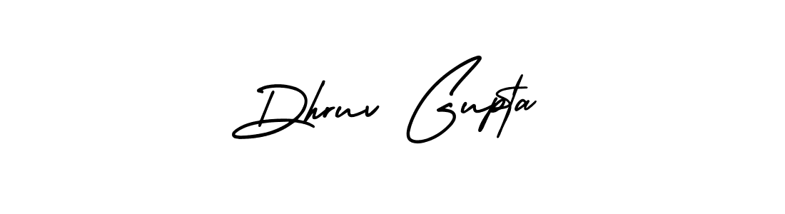Use a signature maker to create a handwritten signature online. With this signature software, you can design (AmerikaSignatureDemo-Regular) your own signature for name Dhruv Gupta. Dhruv Gupta signature style 3 images and pictures png