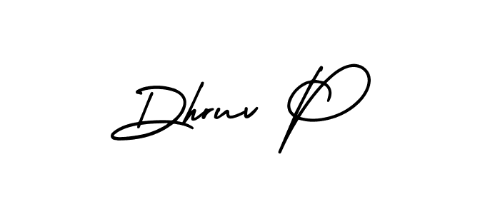 Also we have Dhruv P name is the best signature style. Create professional handwritten signature collection using AmerikaSignatureDemo-Regular autograph style. Dhruv P signature style 3 images and pictures png