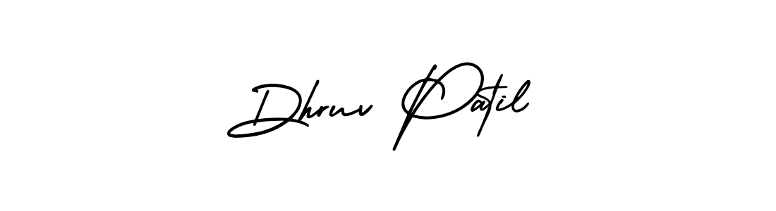 Create a beautiful signature design for name Dhruv Patil. With this signature (AmerikaSignatureDemo-Regular) fonts, you can make a handwritten signature for free. Dhruv Patil signature style 3 images and pictures png