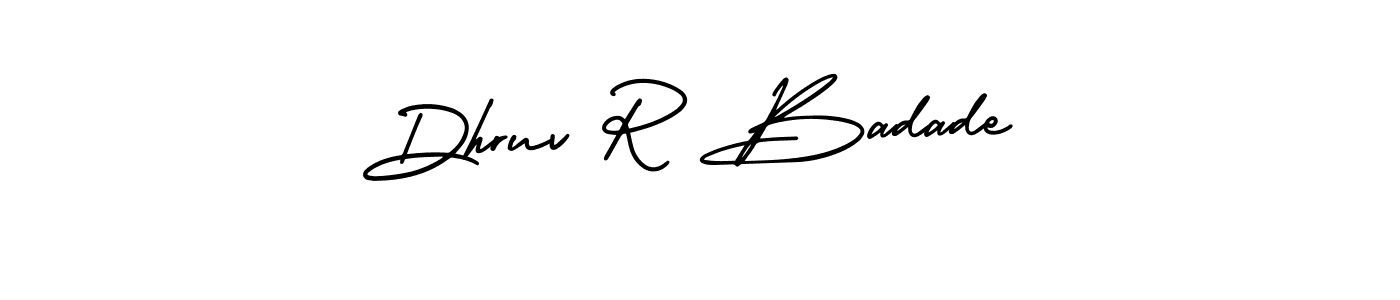 Also we have Dhruv R Badade name is the best signature style. Create professional handwritten signature collection using AmerikaSignatureDemo-Regular autograph style. Dhruv R Badade signature style 3 images and pictures png