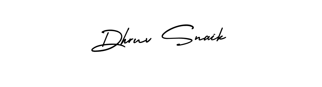 This is the best signature style for the Dhruv Snaik name. Also you like these signature font (AmerikaSignatureDemo-Regular). Mix name signature. Dhruv Snaik signature style 3 images and pictures png