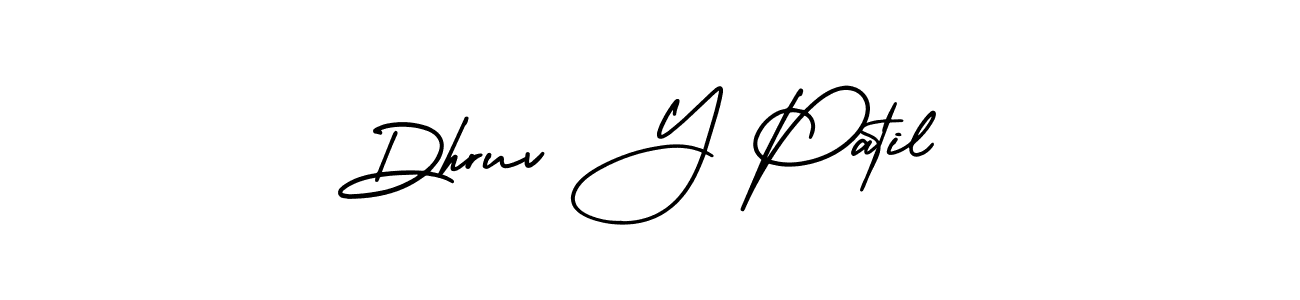 Check out images of Autograph of Dhruv Y Patil name. Actor Dhruv Y Patil Signature Style. AmerikaSignatureDemo-Regular is a professional sign style online. Dhruv Y Patil signature style 3 images and pictures png
