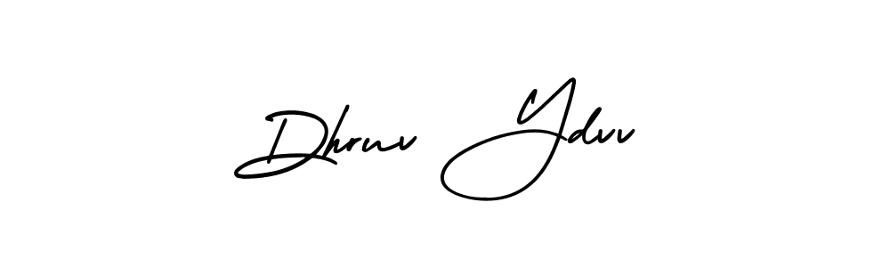It looks lik you need a new signature style for name Dhruv Ydvv. Design unique handwritten (AmerikaSignatureDemo-Regular) signature with our free signature maker in just a few clicks. Dhruv Ydvv signature style 3 images and pictures png