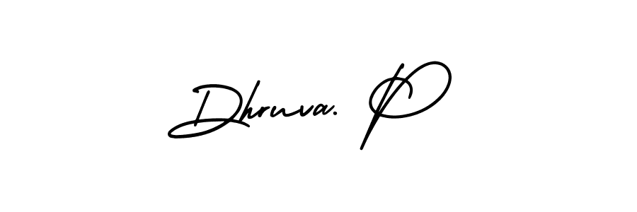 Also You can easily find your signature by using the search form. We will create Dhruva. P name handwritten signature images for you free of cost using AmerikaSignatureDemo-Regular sign style. Dhruva. P signature style 3 images and pictures png