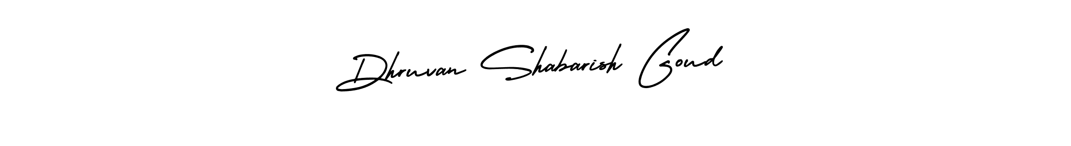 Make a short Dhruvan Shabarish Goud signature style. Manage your documents anywhere anytime using AmerikaSignatureDemo-Regular. Create and add eSignatures, submit forms, share and send files easily. Dhruvan Shabarish Goud signature style 3 images and pictures png