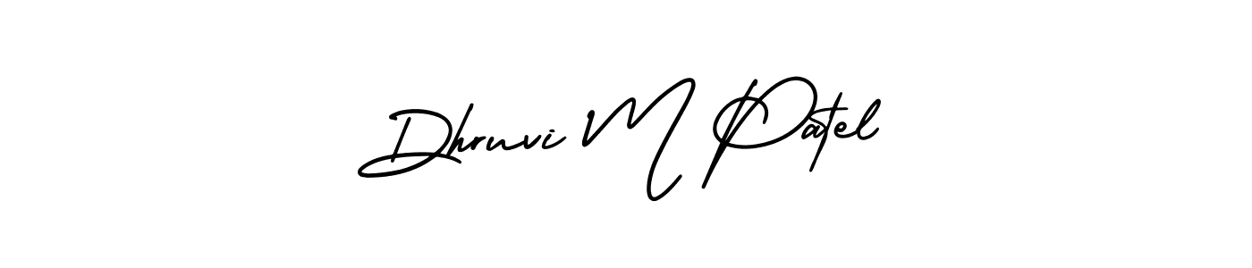 AmerikaSignatureDemo-Regular is a professional signature style that is perfect for those who want to add a touch of class to their signature. It is also a great choice for those who want to make their signature more unique. Get Dhruvi M Patel name to fancy signature for free. Dhruvi M Patel signature style 3 images and pictures png